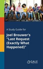 Study Guide for Joel Brouwer's Last Request (Exactly What Happened)