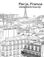 Paris, France Coloring Book for Grown-Ups 1