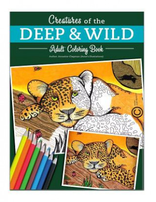 Creatures of the deep and wild: Creative coloring for Adults
