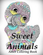 Sweet Animals - Colouring Book (Anti-stress art therapy;-)