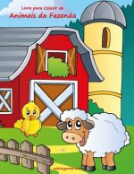 Livro para Colorir de Animais da Fazenda 1