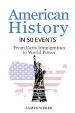 History: American History in 50 Events: From First Immigration to World Power (US History, History Books, USA History)