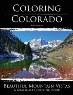 Coloring Colorado: Beautiful Mountain Vistas: A Grayscale Coloring Book