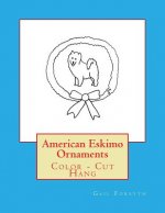 American Eskimo Ornaments: Color - Cut Hang