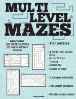Multi Level Mazes: 100 brain-teasing mazes in 4 different sizes