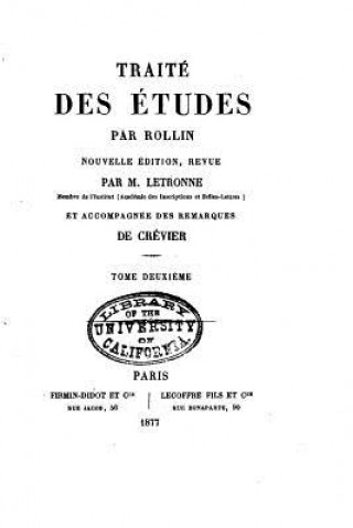 Traité Des Études