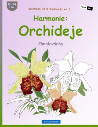 Brockhausen Omalovánky Vol. 6 - Harmonie: Orchideje: Omalovánky