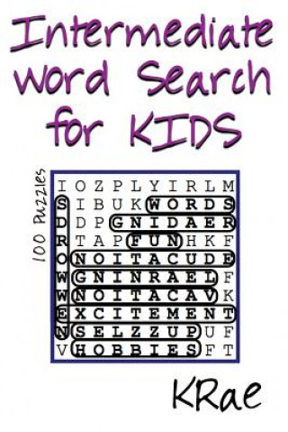 Intermediate Word Search for Kids: 100 Puzzles
