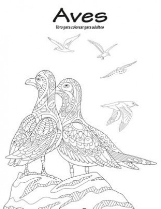 Aves libro para colorear para adultos 1