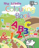 My Little Colouring Book: This book contain illustration of alphabets from A to Z and numbers from 0 to 9. Coloring is a great way to get childr