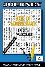 Number Search Puzzles: 105 Puzzles in large 20pt font (volume 4)