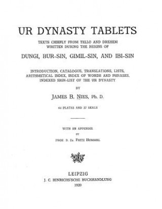 Ur Dynasty Tablets