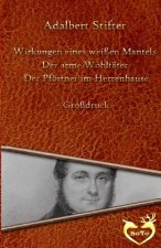 Drei Geschichten - Großdruck: Wirkungen eines weißen Mantels - Der arme Wohltäter - Der Pförtner im Herrenhause