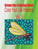 Grown Ups Coloring Book Color Your Life Patterns Vol. 3 Mandalas