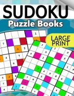 Sudoku Puzzle Books LARGE Print: The Huge Book of Easy, Medium to Hard Sudoku Challenging Puzzles
