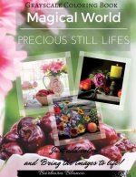 Precious Still Lifes: Grayscale Coloring Book