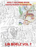 Adult Coloring book Arizona Summer & Desert Life