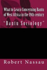 What to Learn Concerning Bantu of West Africa in the 19th century: 