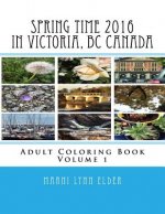 Spring Time in Victoria, BC Canada: Adult Coloring Book Volume 1