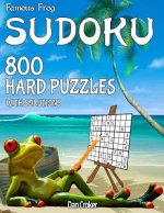 Famous Frog Sudoku 800 Hard Puzzles With Solutions: A Beach Bum Sudoku Series Book