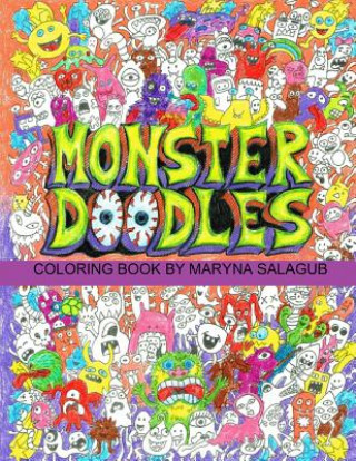 Doodle monsters coloring book