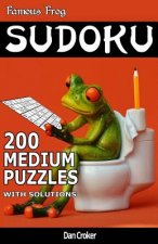Famous Frog Sudoku 200 Medium Puzzles With Solutions: A Bathroom Sudoku Pocket Series Book