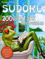 Famous Frog Sudoku 200 Giant Size Hard Puzzles. The Biggest 9 X 9 One Per Page Puzzles Ever!: A Take A Break Series Book