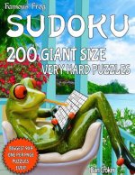 Famous Frog Sudoku 200 Giant Size Very Hard Puzzles. The Biggest 9 X 9 One Per Page Puzzles Ever!: A Take A Break Series Book
