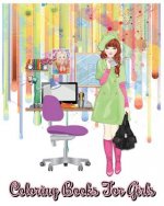 Coloring Books For Girls: Stress Relief Coloring Book (Flowers, Mandalas, Animals And Skull Designs)