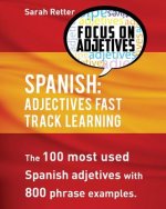 Spanish: Adjectives Fast Track Learning: The 100 most used Spanish adjectives with 800 phrase examples