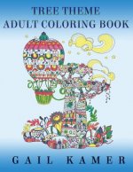 Tree Theme Adult Coloring Book