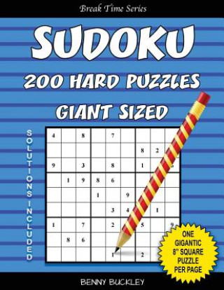 Sudoku 200 Hard Puzzles Giant Sized. One Gigantic 8