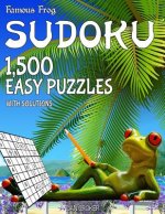 Famous Frog Sudoku 1,500 Easy Puzzles With Solutions: A Beach Bum Series 2 Book