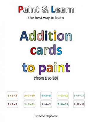Addition cards to paint (from 1 to 10)