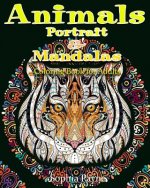 Animals Portrait & Mandalas: coloring book for adults