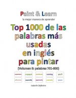 Top 1000 de las palabras más usadas en inglés (Volumen 8 palabras 701-800)