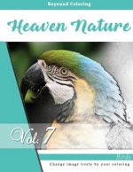 Birds in the Nature: Grayscale Photo Adult Coloring Book of Animals, De-stress Relaxation Stress Relief Coloring Book: Series of coloring b