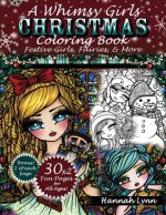 Whimsy Girls Christmas Coloring Book