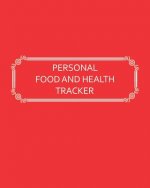 Personal Food and Health Tracker: Six-Week Food and Symptoms Diary (Red, 8x10)