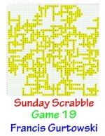 Sunday Scrabble Game 19