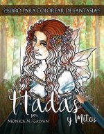 Hadas y Mitos: Libro para Colorear de Fantasía