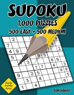 Sudoku: 1,000 Puzzles, 500 Easy and 500 Medium: Move Your Playing To The Next Level With This Two Level Sudoku Puzzle Book
