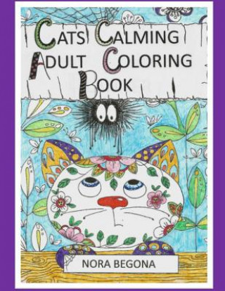 Cats Calming Adult Coloring Book