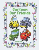 Cartoon Car Friends Coloring Book