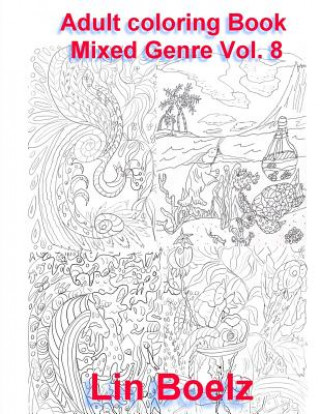 Adult coloring book Mixed