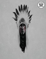 Notebook Kingdom Native Series: Flower Journal/Diary Sketchbook Sketchpad Scratch Pad or Composition Book Blank 100 Pages Portable 8.5x11 Native Chief