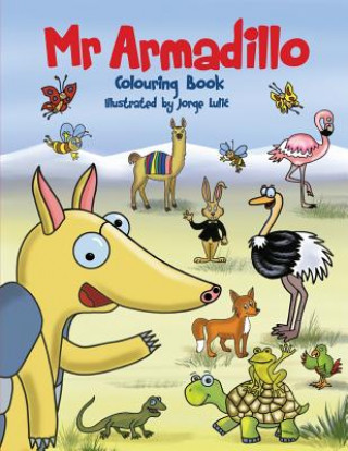Mr Armadillo colouring book
