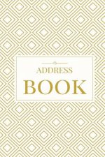 Gold Address Book: For Contacts, Addresses, Phone Numbers, Emails & Birthdays