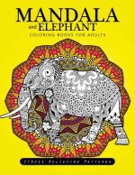 Mandala and Elephant coloring books for adults relaxation