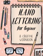 Hand Lettering For Beginer, A Creative Workbook: Polka dot cover background, Create and Develop Your Own Style,8.5 x 11 inch,160 Page